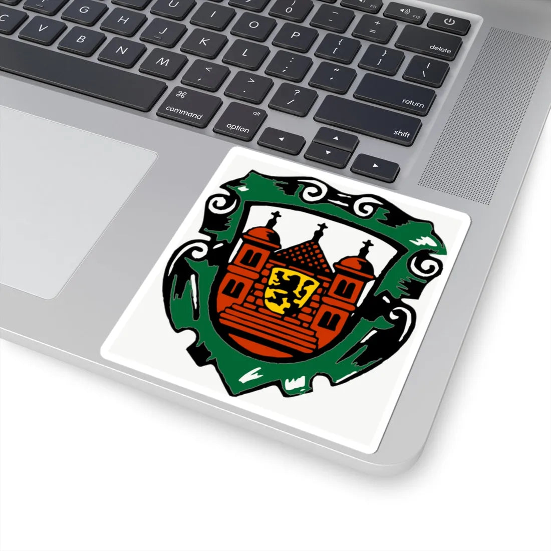 DEU Burgstädt COA (Germany) (Coat of Arms) STICKER Vinyl Kiss-Cut Decal - The Sticker Space