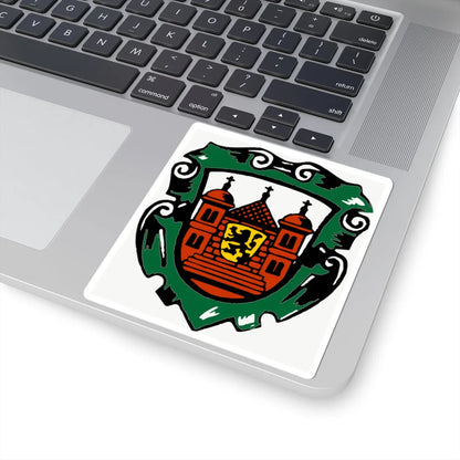 DEU Burgstädt COA (Germany) (Coat of Arms) STICKER Vinyl Kiss-Cut Decal - The Sticker Space