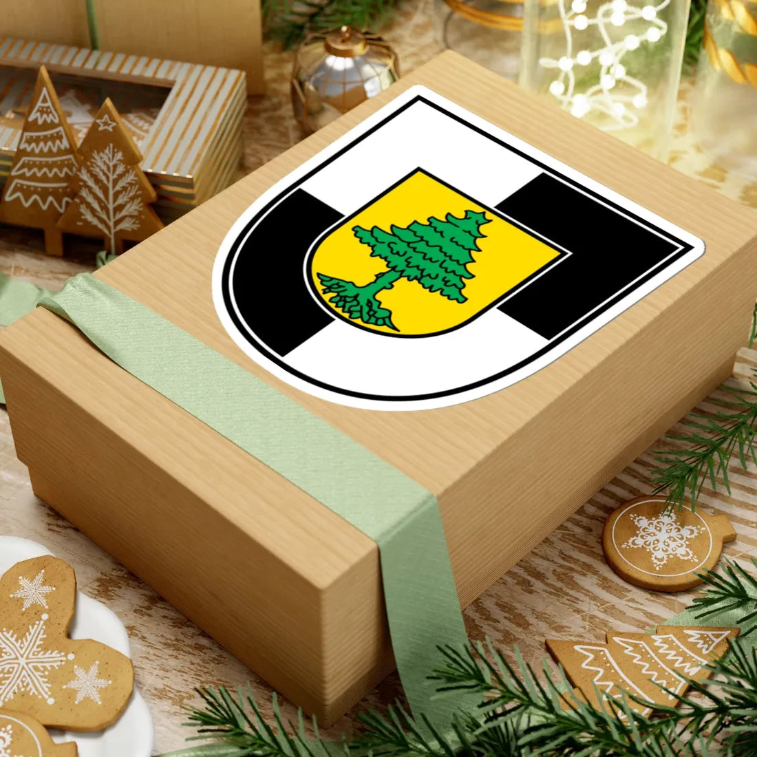 DEU Burgthann COA (Germany) (Coat of Arms) STICKER Vinyl Kiss-Cut Decal - The Sticker Space