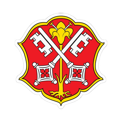 DEU Burtenbach COA (Germany) (Coat of Arms) STICKER Vinyl Kiss-Cut Decal 4 Inch White - The Sticker Space