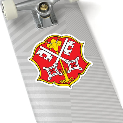 DEU Burtenbach COA (Germany) (Coat of Arms) STICKER Vinyl Kiss-Cut Decal - The Sticker Space