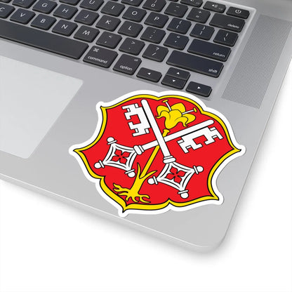 DEU Burtenbach COA (Germany) (Coat of Arms) STICKER Vinyl Kiss-Cut Decal - The Sticker Space