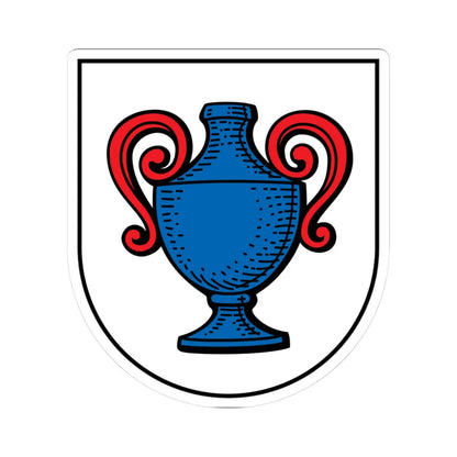 DEU Charlottenberg COA (Germany) (Coat of Arms) STICKER Vinyl Kiss-Cut Decal 3 Inch White - The Sticker Space