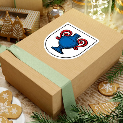 DEU Charlottenberg COA (Germany) (Coat of Arms) STICKER Vinyl Kiss-Cut Decal - The Sticker Space