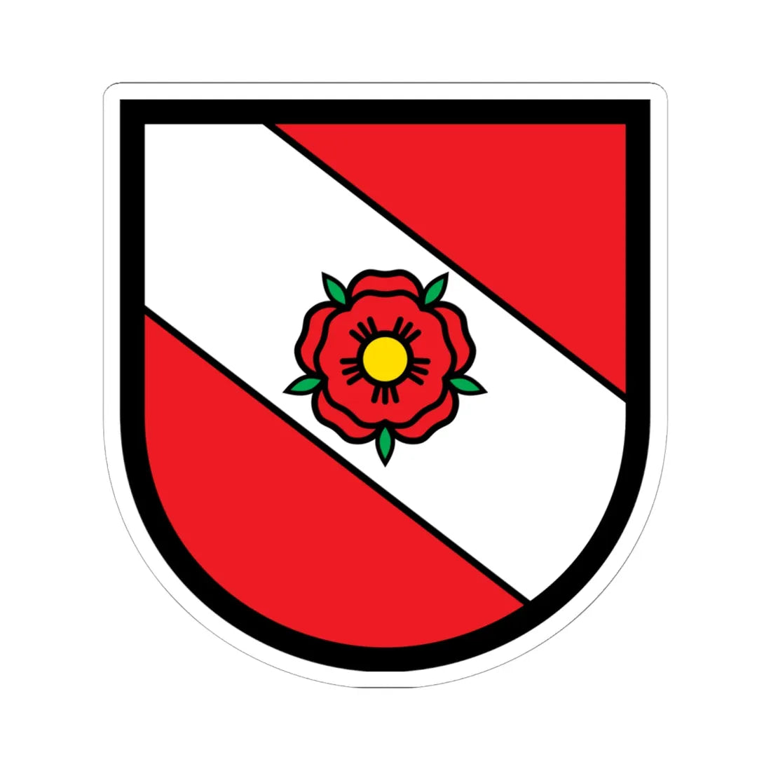 DEU Dietfurt an der Altmühl COA (Germany) (Coat of Arms) STICKER Vinyl Kiss-Cut Decal 6 Inch White - The Sticker Space