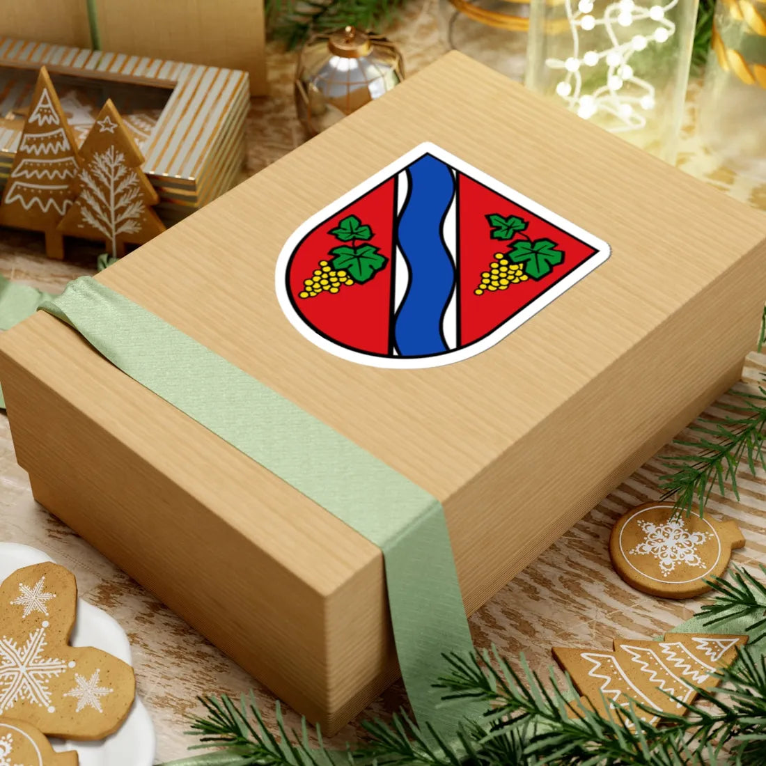 DEU Dietzenbach COA (Germany) (Coat of Arms) STICKER Vinyl Kiss-Cut Decal - The Sticker Space