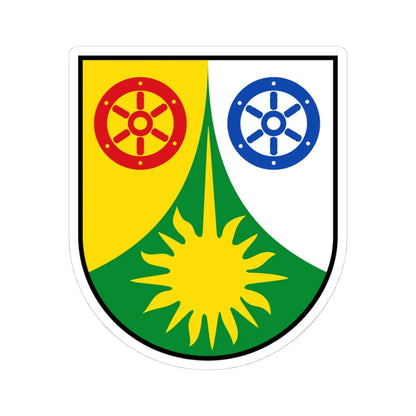 DEU Donnersbergkreis COA (Germany) (Coat of Arms) STICKER Vinyl Kiss-Cut Decal 4 Inch White - The Sticker Space