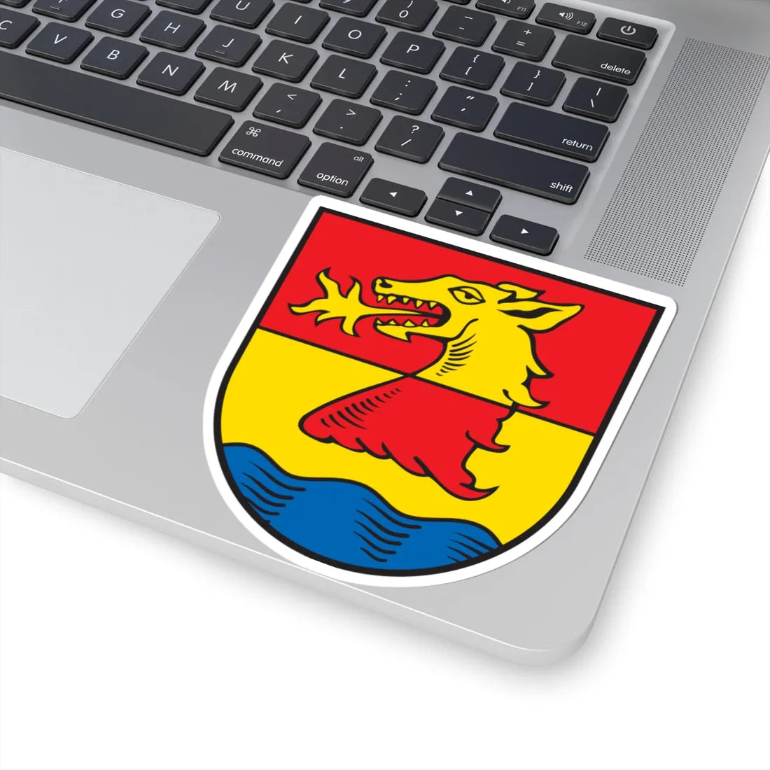 DEU Duggendorf COA (Germany) (Coat of Arms) STICKER Vinyl Kiss-Cut Decal - The Sticker Space