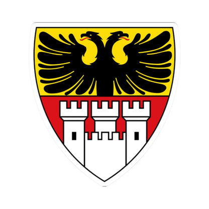 DEU Duisburg COA (Germany) (Coat of Arms) STICKER Vinyl Kiss-Cut Decal 2 Inch White - The Sticker Space