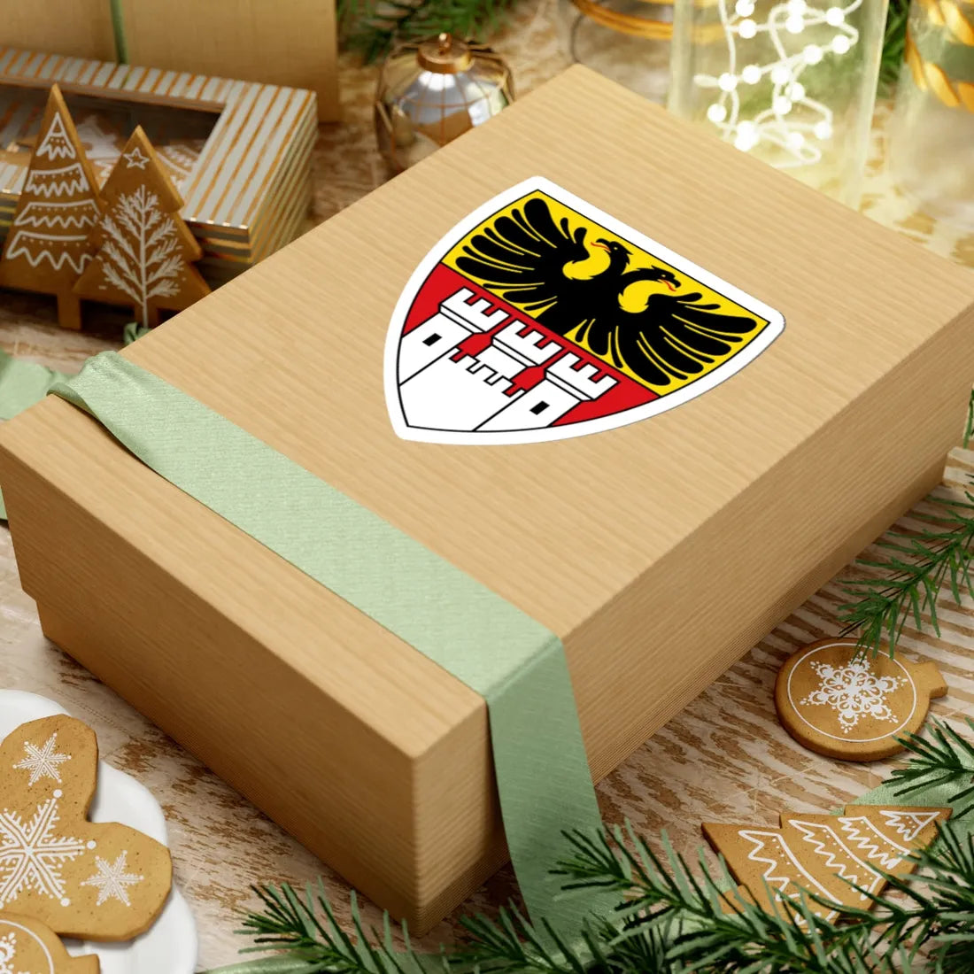 DEU Duisburg COA (Germany) (Coat of Arms) STICKER Vinyl Kiss-Cut Decal - The Sticker Space