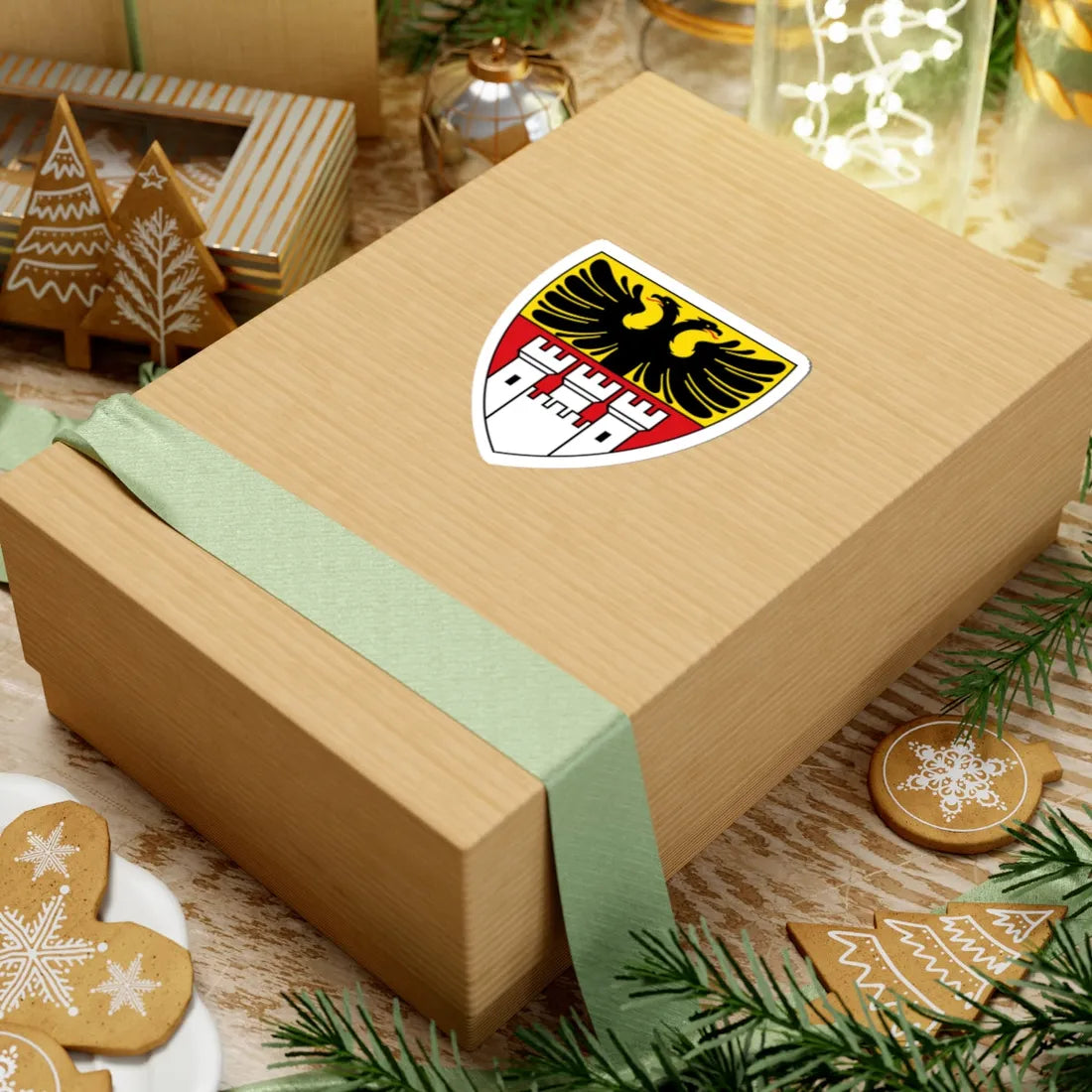 DEU Duisburg COA (Germany) (Coat of Arms) STICKER Vinyl Kiss-Cut Decal - The Sticker Space