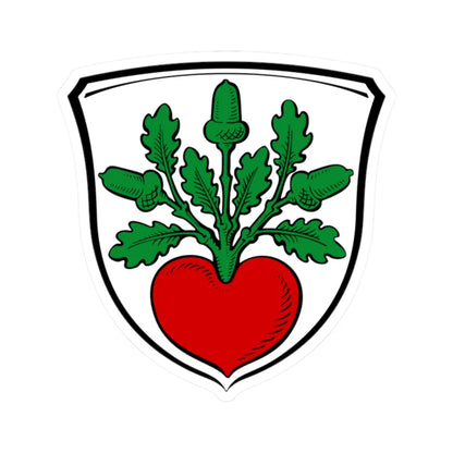 DEU Egelsbach COA deriv (Germany) (Coat of Arms) STICKER Vinyl Kiss-Cut Decal 2 Inch White - The Sticker Space