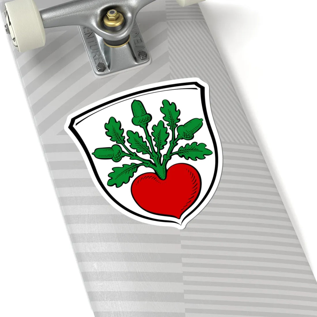 DEU Egelsbach COA deriv (Germany) (Coat of Arms) STICKER Vinyl Kiss-Cut Decal - The Sticker Space
