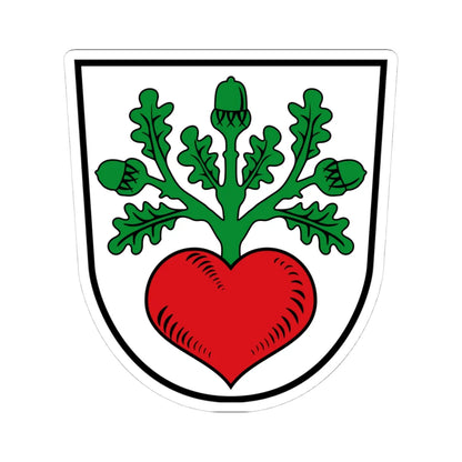 DEU Egelsbach COA (Germany) (Coat of Arms) STICKER Vinyl Kiss-Cut Decal 4 Inch White - The Sticker Space