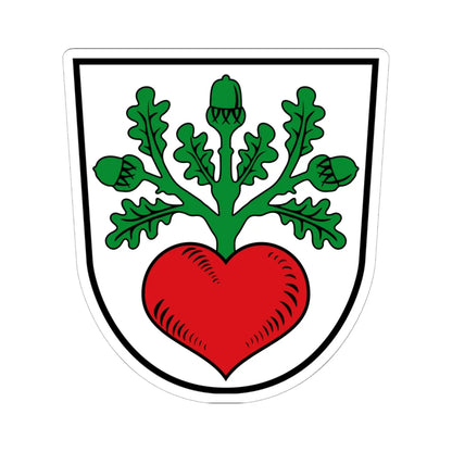 DEU Egelsbach COA (Germany) (Coat of Arms) STICKER Vinyl Kiss-Cut Decal 6 Inch White - The Sticker Space