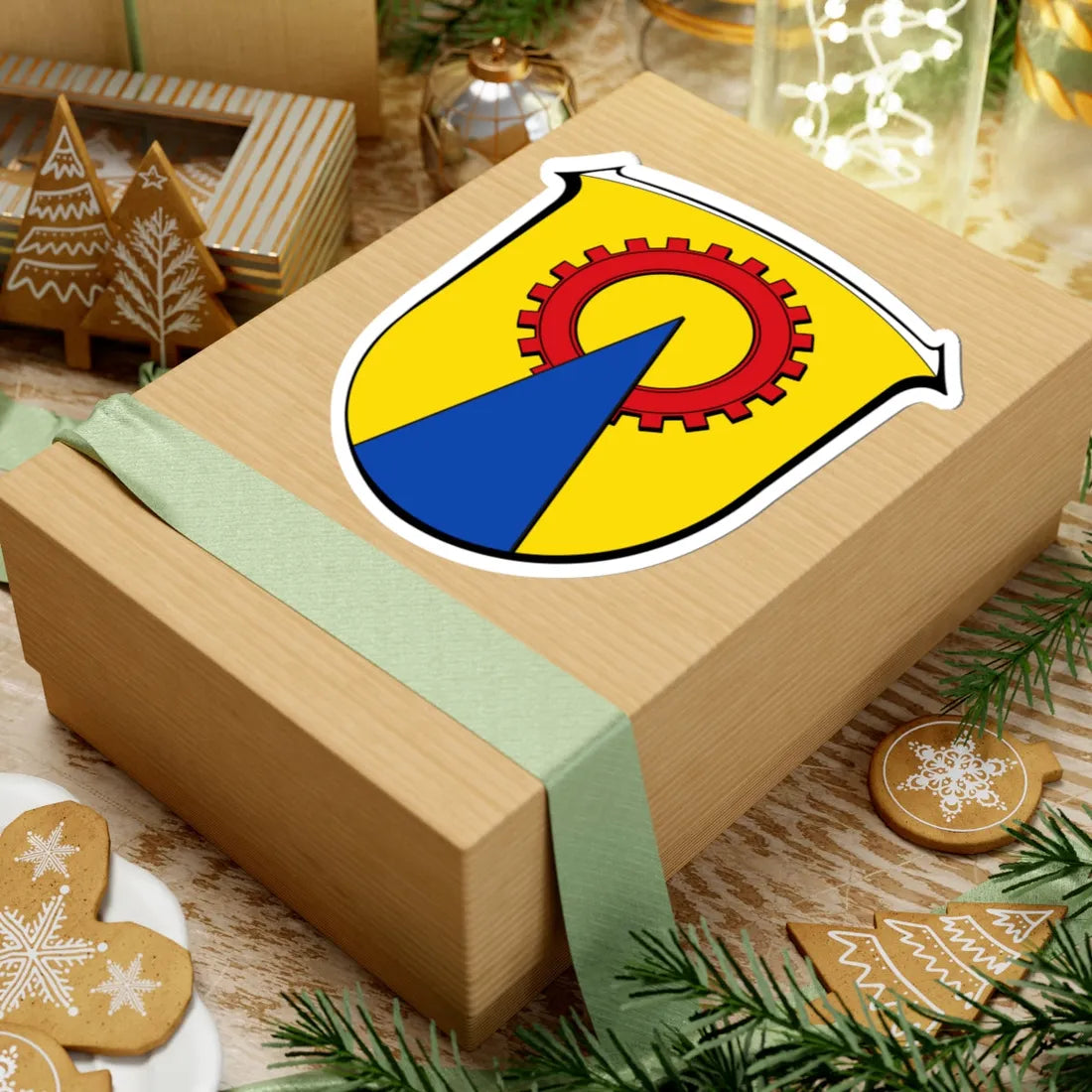 DEU Ehringshausen COA (Germany) (Coat of Arms) STICKER Vinyl Kiss-Cut Decal - The Sticker Space