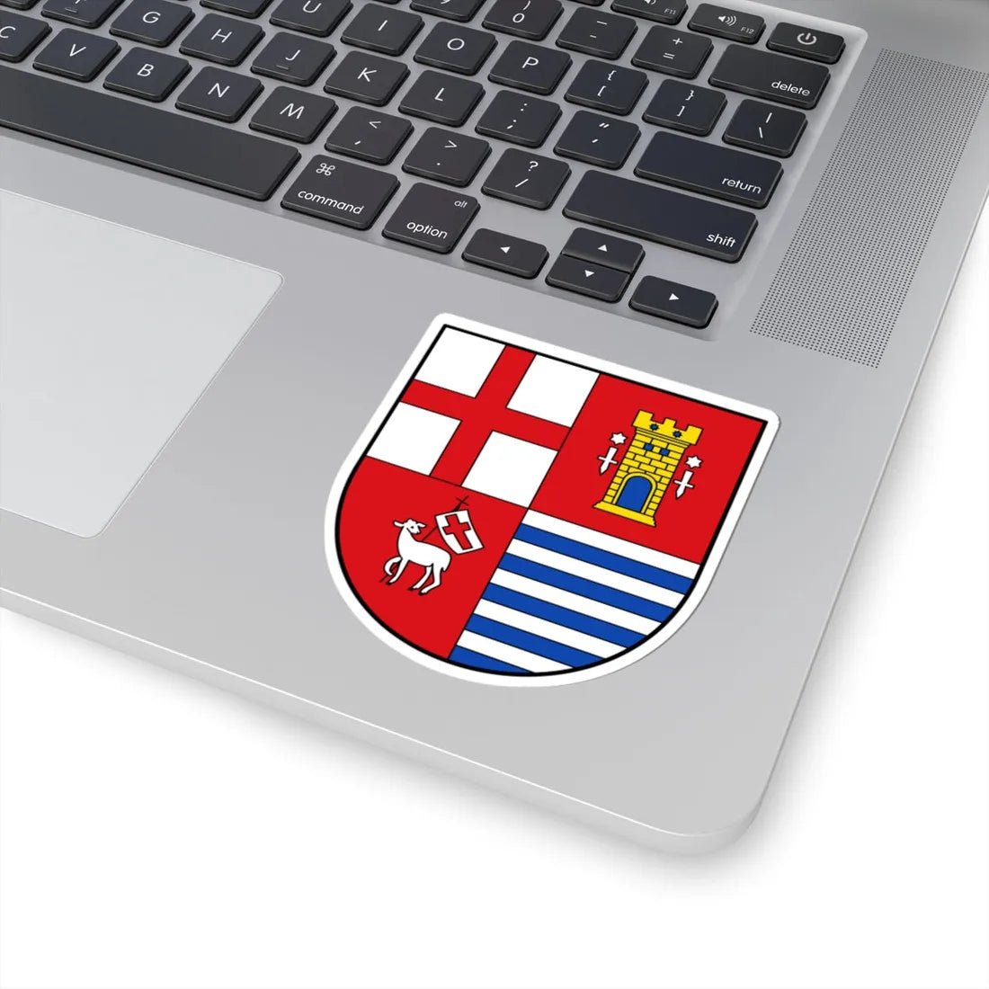 DEU Eifelkreis Bitburg-Pruem COA (Germany) (Coat of Arms) STICKER Vinyl Kiss-Cut Decal - The Sticker Space