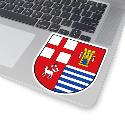 DEU Eifelkreis Bitburg-Pruem COA (Germany) (Coat of Arms) STICKER Vinyl Kiss-Cut Decal - The Sticker Space