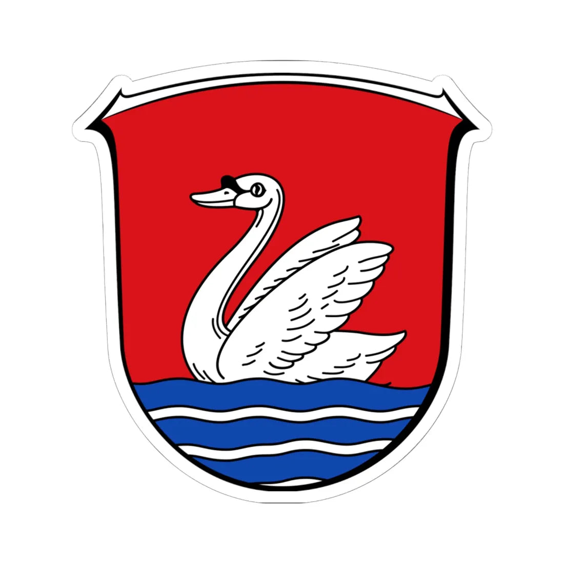 DEU Eisenbach Selters COA (Germany) (Coat of Arms) STICKER Vinyl Kiss-Cut Decal - The Sticker Space