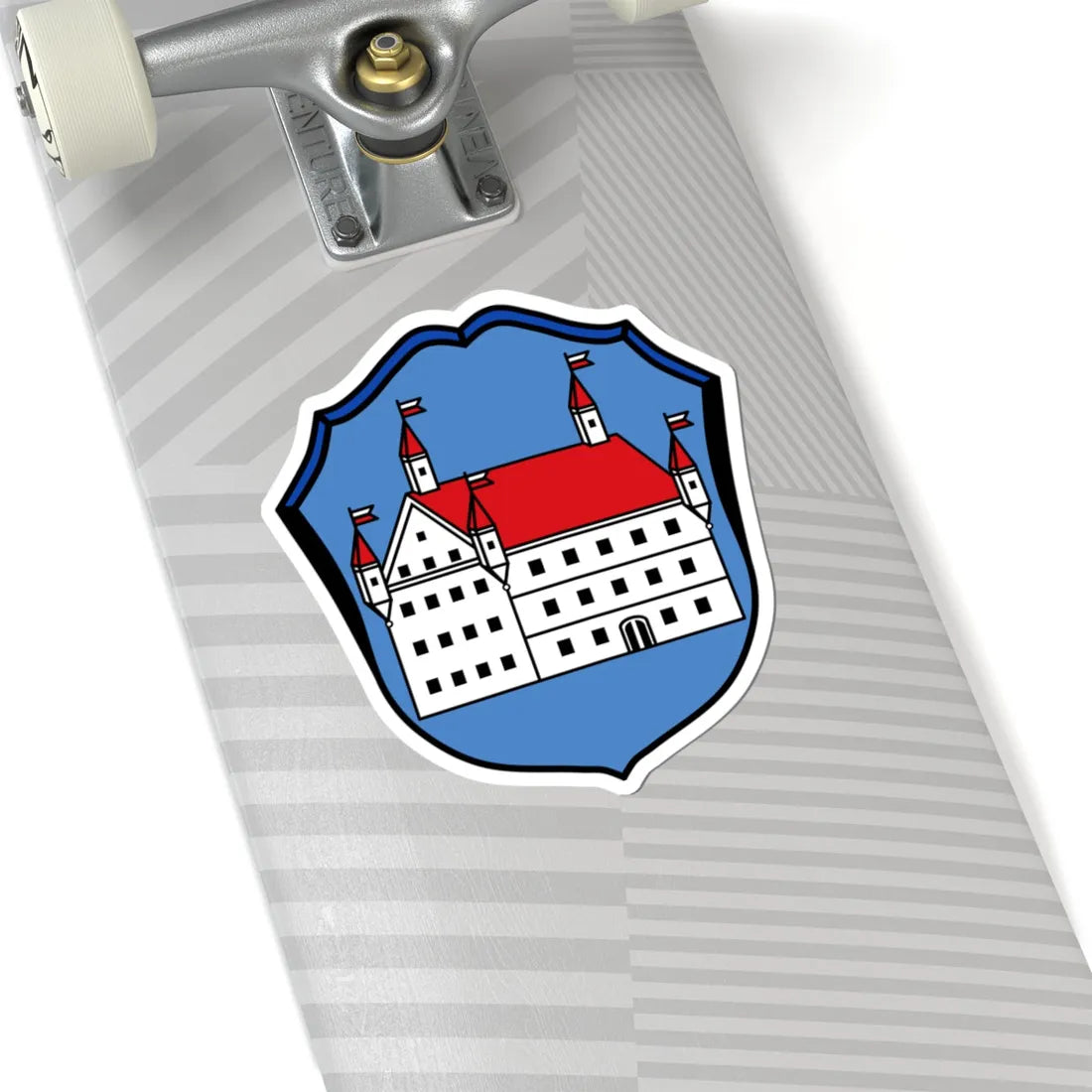 DEU Erkheim COA (Germany) (Coat of Arms) STICKER Vinyl Kiss-Cut Decal - The Sticker Space