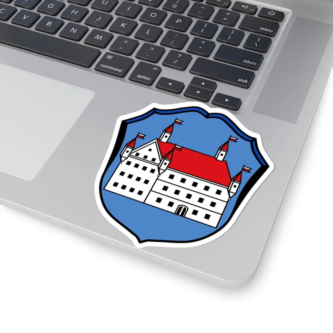 DEU Erkheim COA (Germany) (Coat of Arms) STICKER Vinyl Kiss-Cut Decal - The Sticker Space
