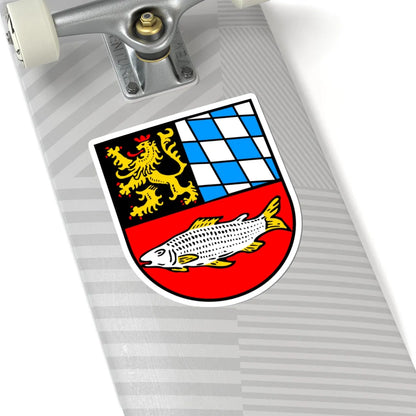 DEU Eschenbach in der Oberpfalz COA (Germany) (Coat of Arms) STICKER Vinyl Kiss-Cut Decal - The Sticker Space