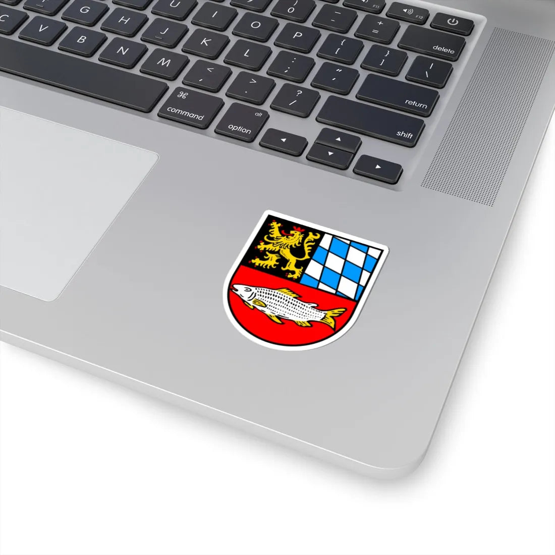 DEU Eschenbach in der Oberpfalz COA (Germany) (Coat of Arms) STICKER Vinyl Kiss-Cut Decal - The Sticker Space