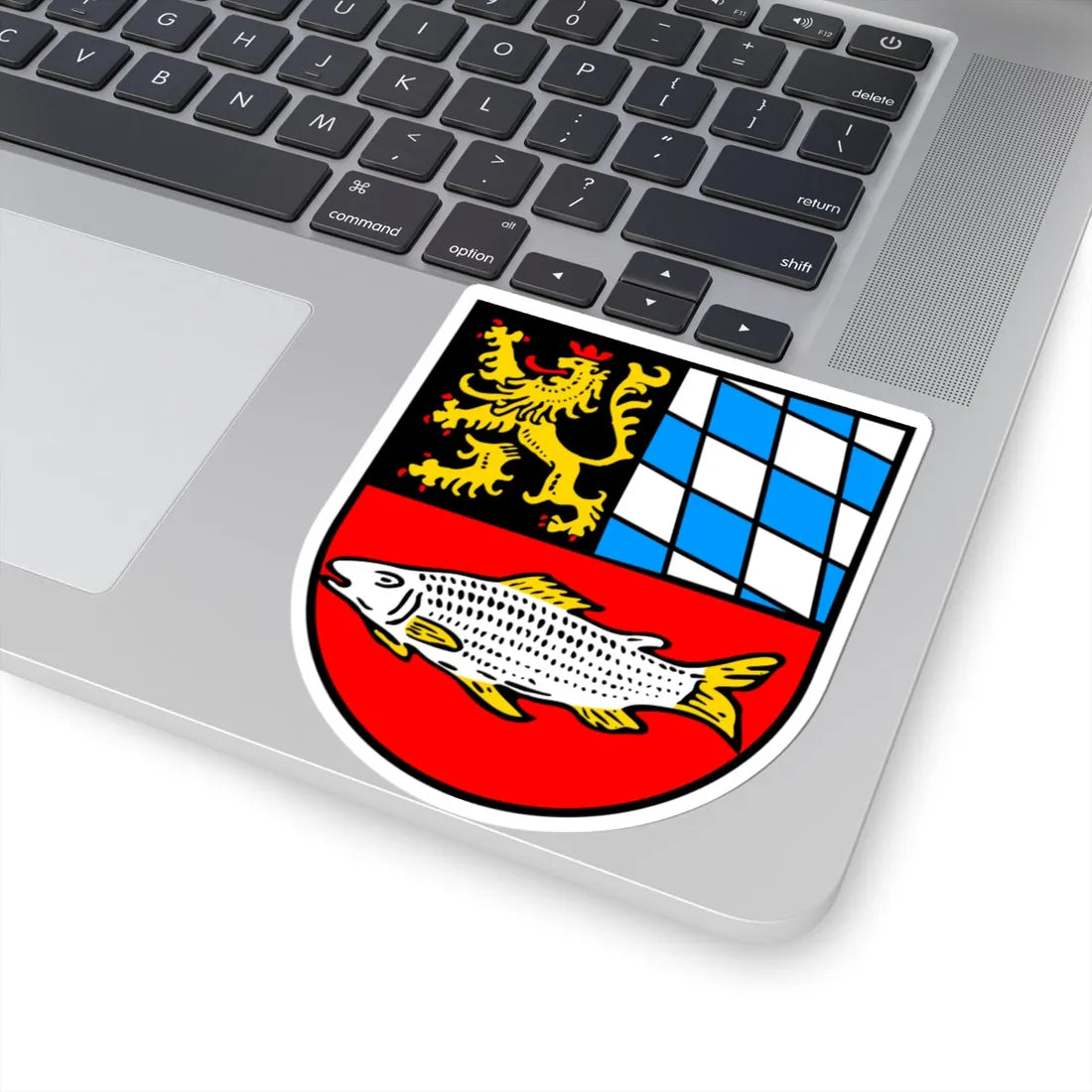 DEU Eschenbach in der Oberpfalz COA (Germany) (Coat of Arms) STICKER Vinyl Kiss-Cut Decal - The Sticker Space