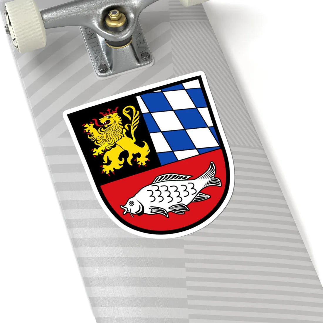 DEU Eschenbach Oberpfalz COA (Germany) (Coat of Arms) STICKER Vinyl Kiss-Cut Decal - The Sticker Space