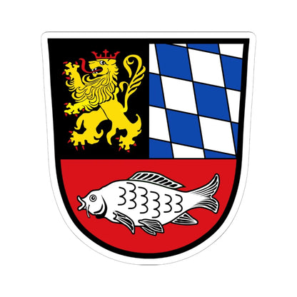 DEU Eschenbach Oberpfalz COA (Germany) (Coat of Arms) STICKER Vinyl Kiss-Cut Decal - The Sticker Space