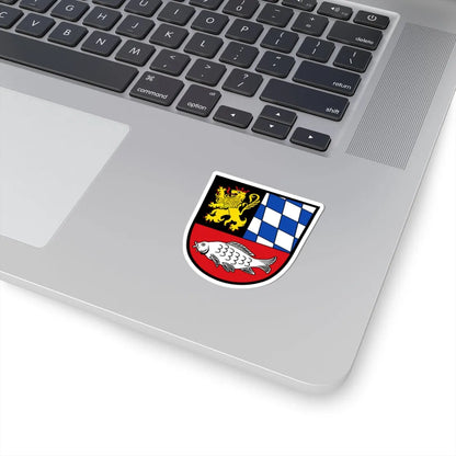 DEU Eschenbach Oberpfalz COA (Germany) (Coat of Arms) STICKER Vinyl Kiss-Cut Decal - The Sticker Space