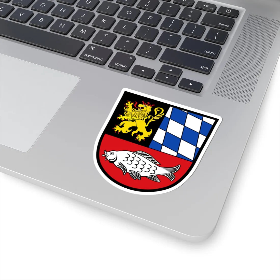 DEU Eschenbach Oberpfalz COA (Germany) (Coat of Arms) STICKER Vinyl Kiss-Cut Decal - The Sticker Space