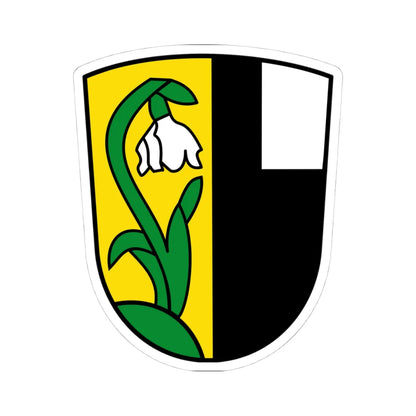 DEU Ettenstatt COA (Germany) (Coat of Arms) STICKER Vinyl Kiss-Cut Decal 4 Inch White - The Sticker Space