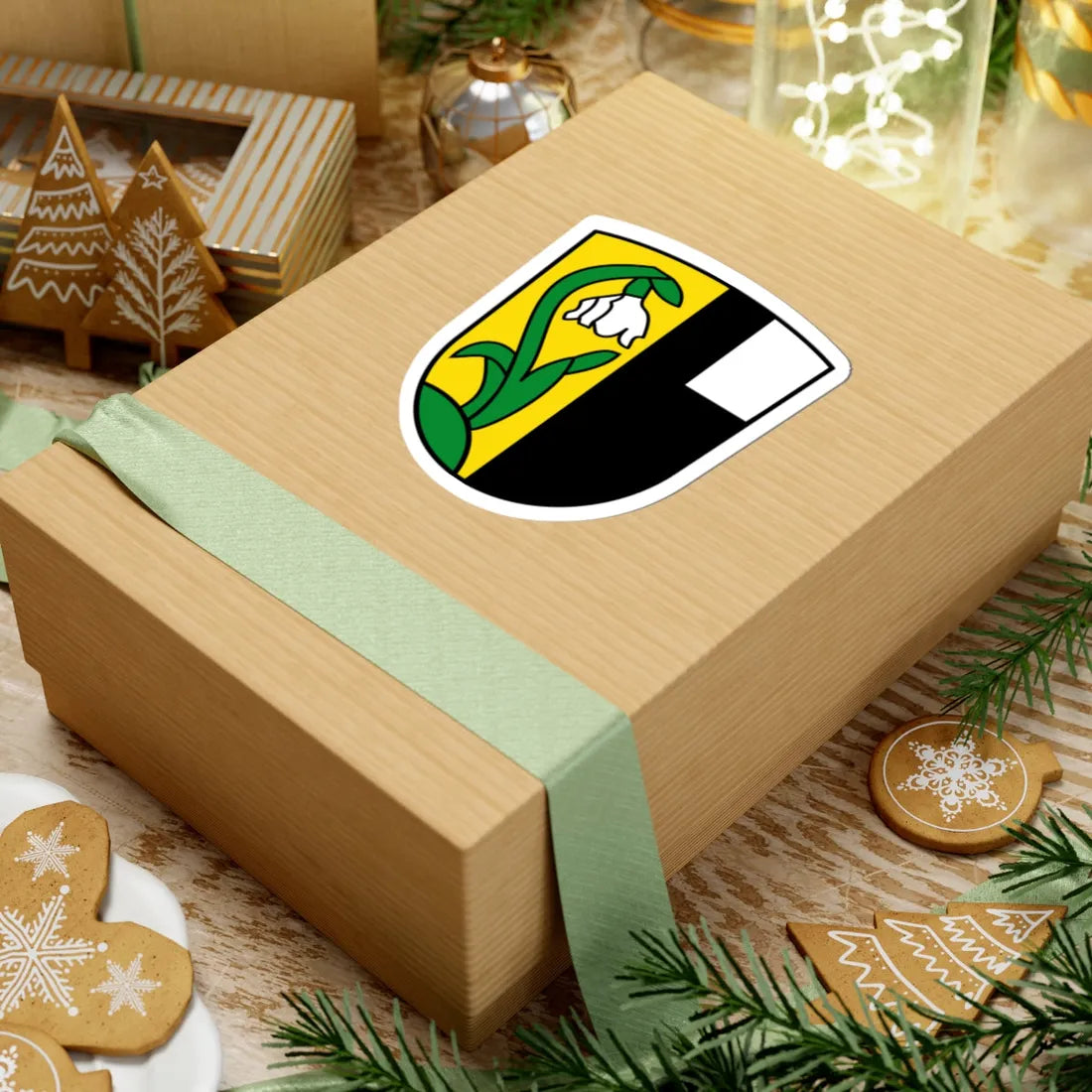 DEU Ettenstatt COA (Germany) (Coat of Arms) STICKER Vinyl Kiss-Cut Decal - The Sticker Space