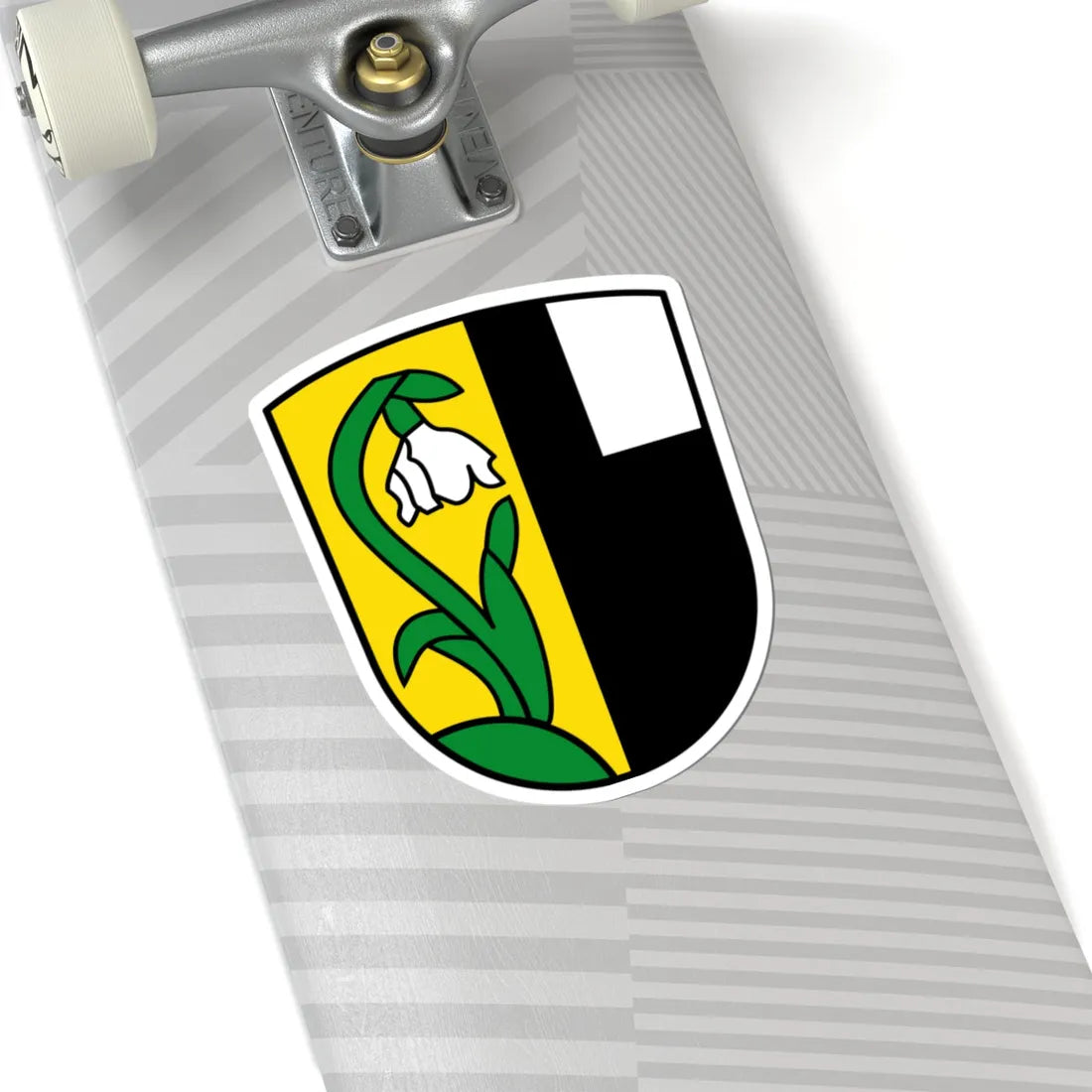 DEU Ettenstatt COA (Germany) (Coat of Arms) STICKER Vinyl Kiss-Cut Decal - The Sticker Space