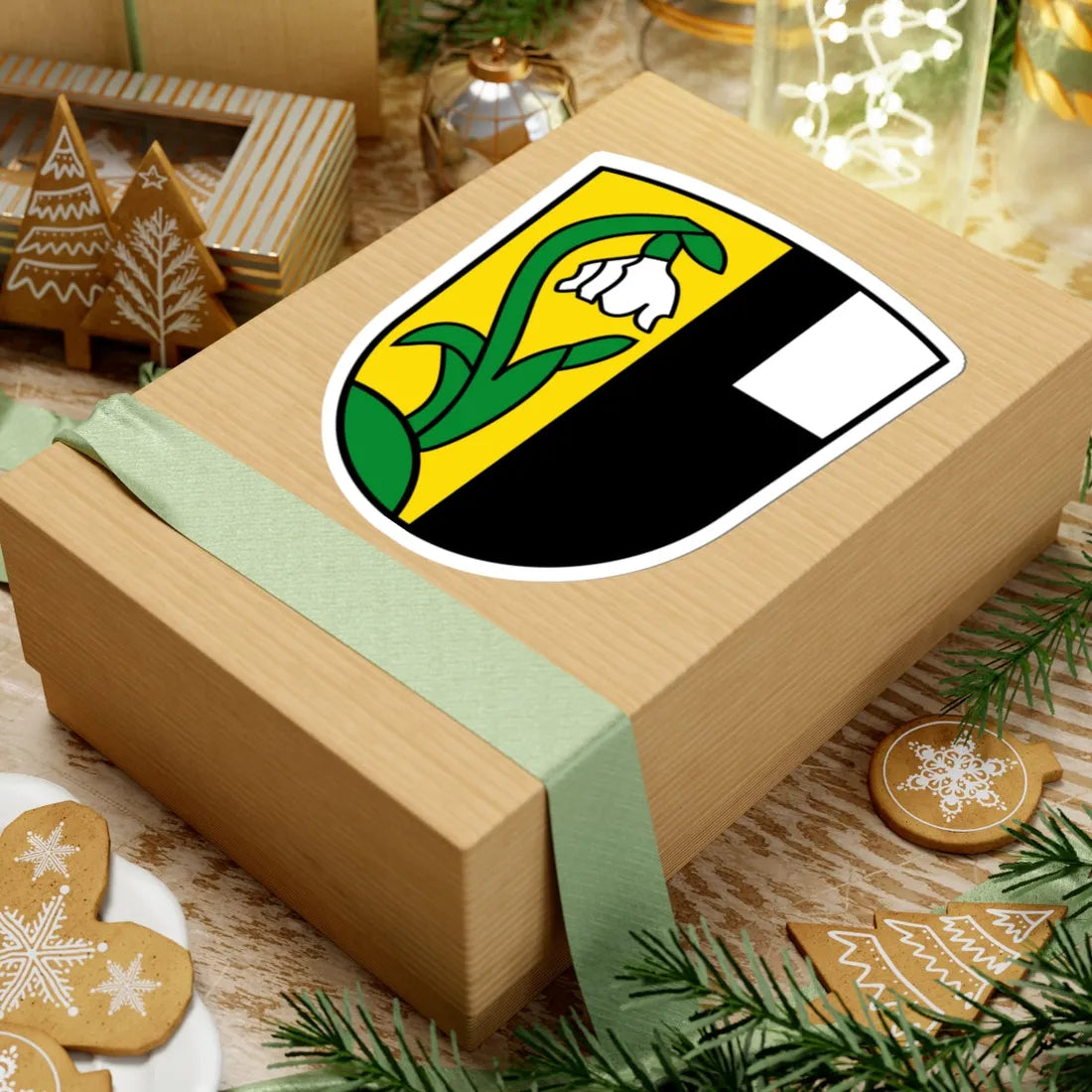 DEU Ettenstatt COA (Germany) (Coat of Arms) STICKER Vinyl Kiss-Cut Decal - The Sticker Space