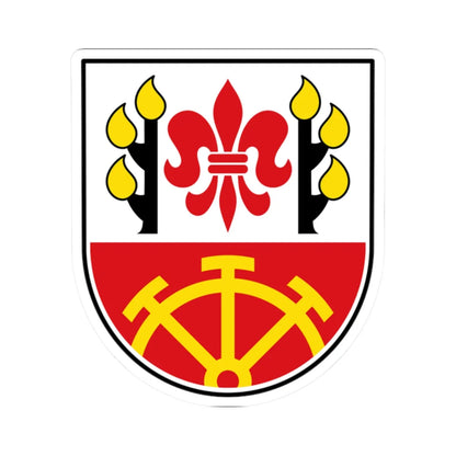 DEU Etzelwang COA (Germany) (Coat of Arms) STICKER Vinyl Kiss-Cut Decal 2 Inch White - The Sticker Space