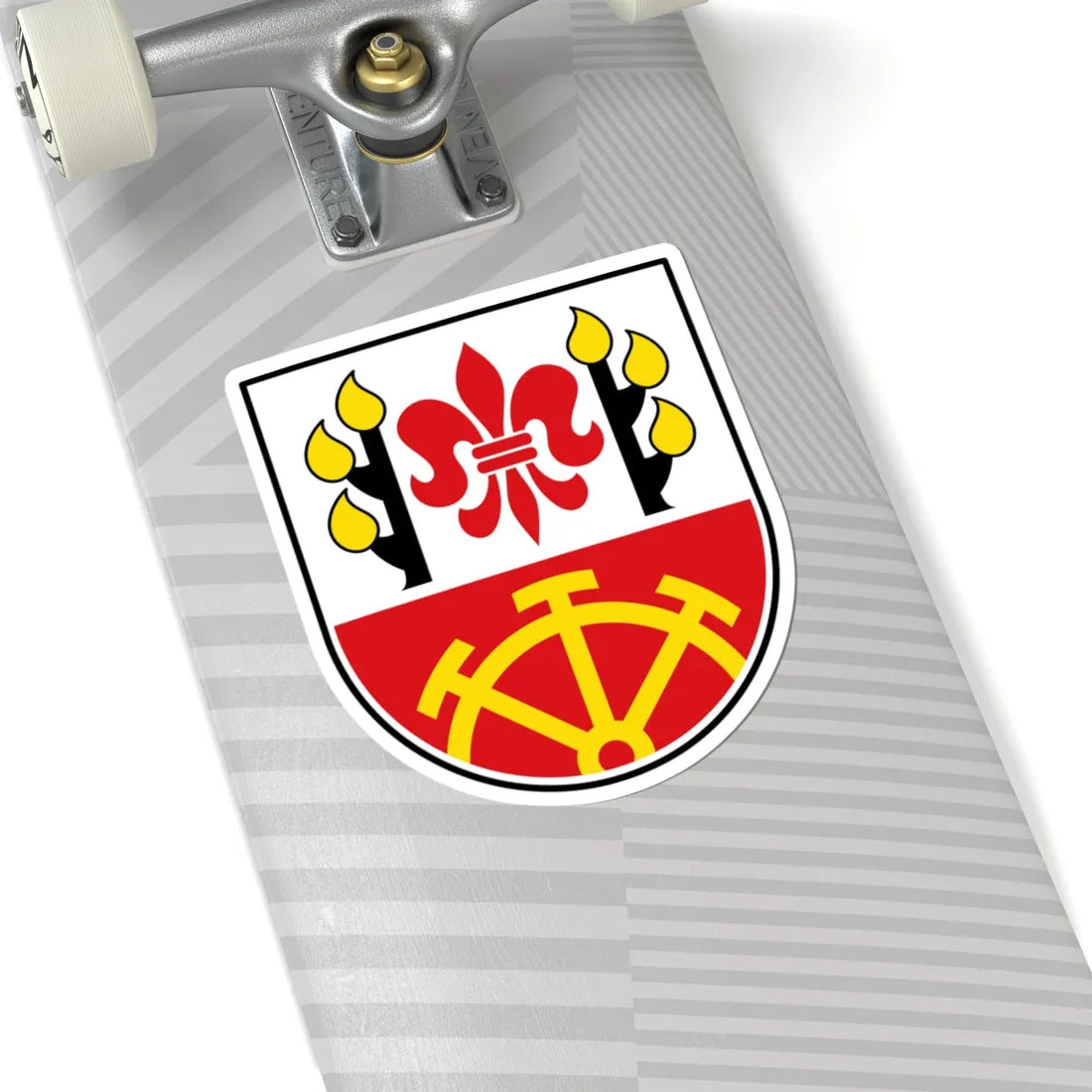 DEU Etzelwang COA (Germany) (Coat of Arms) STICKER Vinyl Kiss-Cut Decal - The Sticker Space