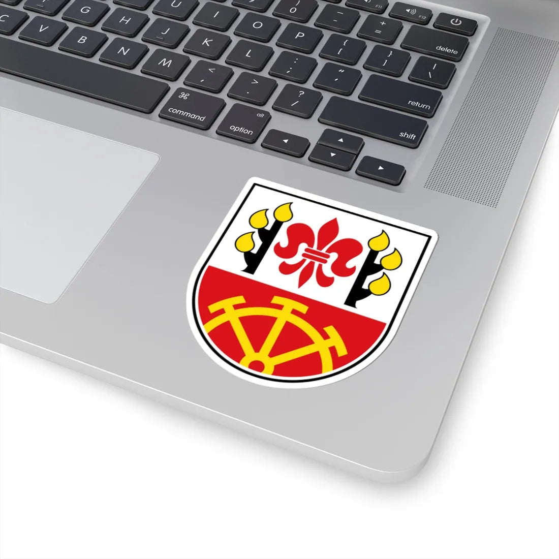 DEU Etzelwang COA (Germany) (Coat of Arms) STICKER Vinyl Kiss-Cut Decal - The Sticker Space