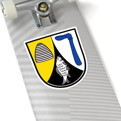 DEU Etzenricht COA (Germany) (Coat of Arms) STICKER Vinyl Kiss-Cut Decal - The Sticker Space