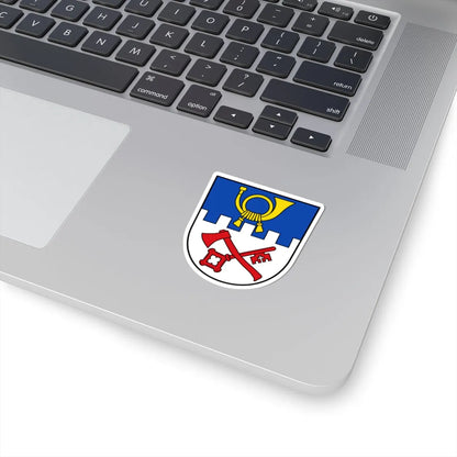 DEU Eurasburg Schwaben COA (Germany) (Coat of Arms) STICKER Vinyl Kiss-Cut Decal - The Sticker Space
