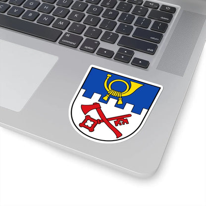 DEU Eurasburg Schwaben COA (Germany) (Coat of Arms) STICKER Vinyl Kiss-Cut Decal - The Sticker Space
