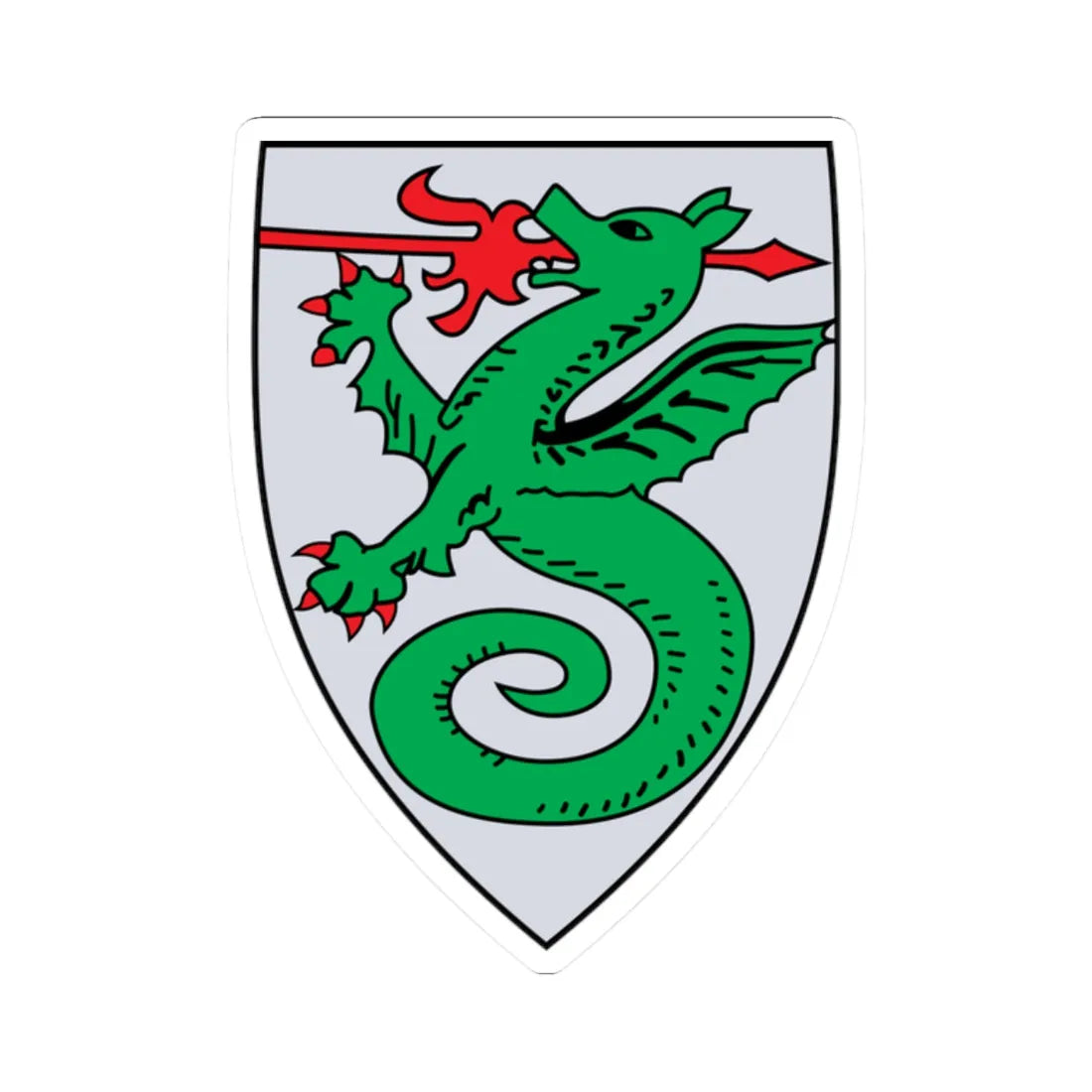 DEU Fachingen COA (Germany) (Coat of Arms) STICKER Vinyl Kiss-Cut Decal - The Sticker Space