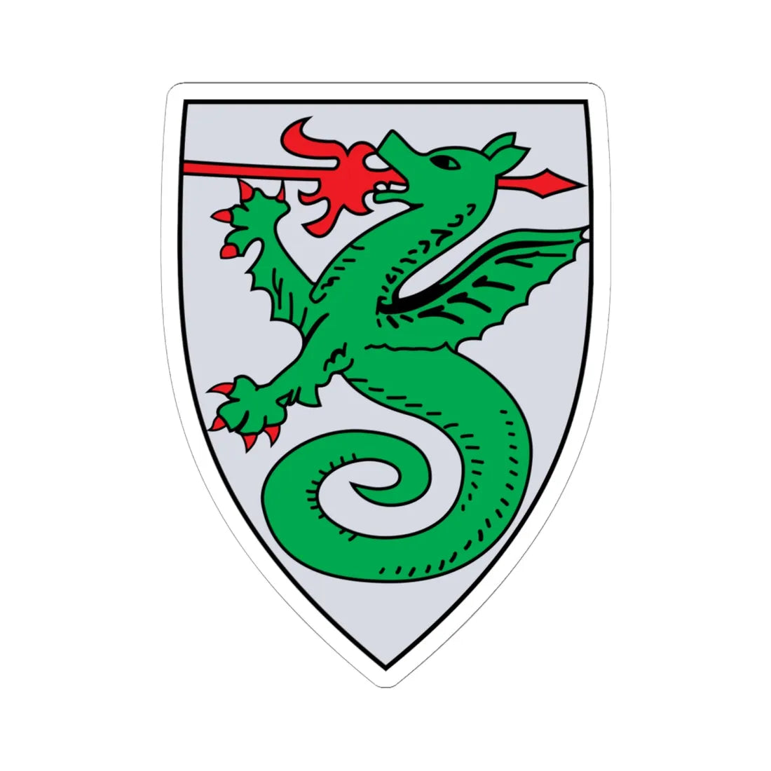 DEU Fachingen COA (Germany) (Coat of Arms) STICKER Vinyl Kiss-Cut Decal - The Sticker Space