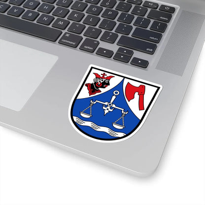 DEU Fahrenzhausen COA (Germany) (Coat of Arms) STICKER Vinyl Kiss-Cut Decal - The Sticker Space