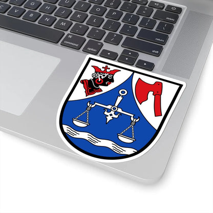 DEU Fahrenzhausen COA (Germany) (Coat of Arms) STICKER Vinyl Kiss-Cut Decal - The Sticker Space