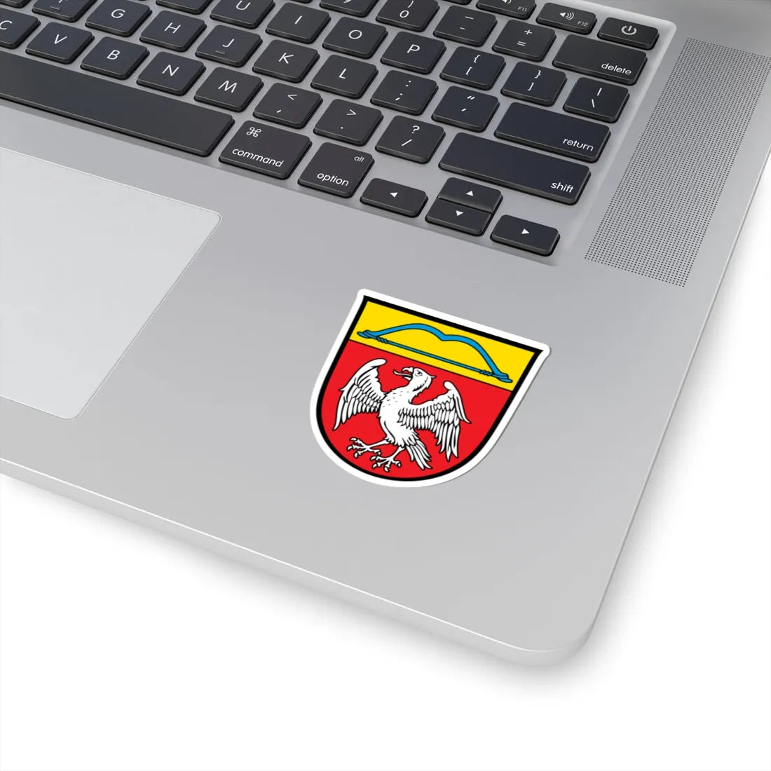 DEU Falkenberg Niederbayern COA (Germany) (Coat of Arms) STICKER Vinyl Kiss-Cut Decal - The Sticker Space