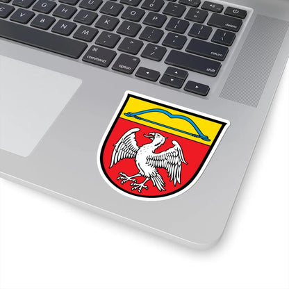 DEU Falkenberg Niederbayern COA (Germany) (Coat of Arms) STICKER Vinyl Kiss-Cut Decal - The Sticker Space