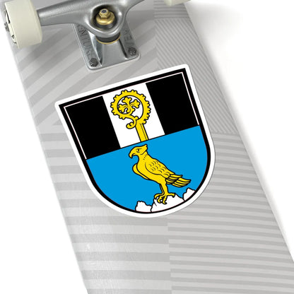 DEU Falkenberg Oberpfalz COA (Germany) (Coat of Arms) STICKER Vinyl Kiss-Cut Decal - The Sticker Space