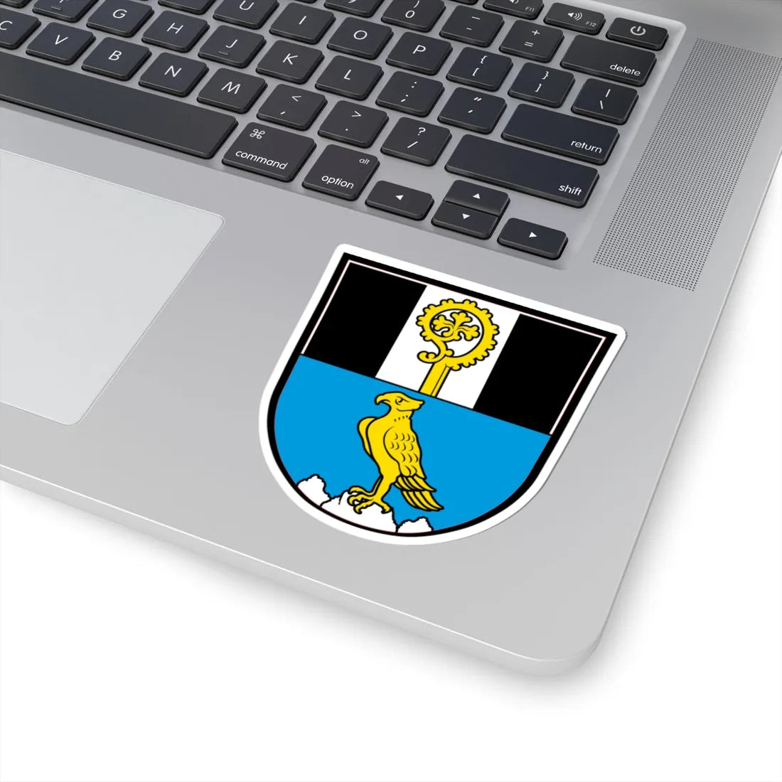 DEU Falkenberg Oberpfalz COA (Germany) (Coat of Arms) STICKER Vinyl Kiss-Cut Decal - The Sticker Space
